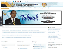 Tablet Screenshot of kewangan.perak.gov.my