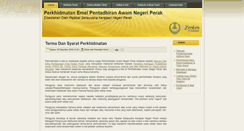 Desktop Screenshot of khidmatemel.perak.gov.my